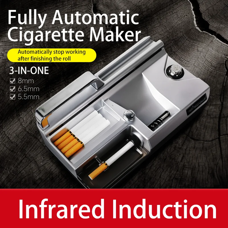 JOYO Electric Cigarette Tube Rolling Machine Smart Sensing Injector Tobacco Filling Auto Cigarette Maker Smoking Accessories