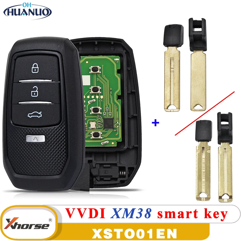 Xhorse XSTO01EN TOY-T VVDI XM38 Smart Key for Toyota Lexus 4D 8A 4A All In One Support All Key Lost and Rewrite TOY12 or TOY48