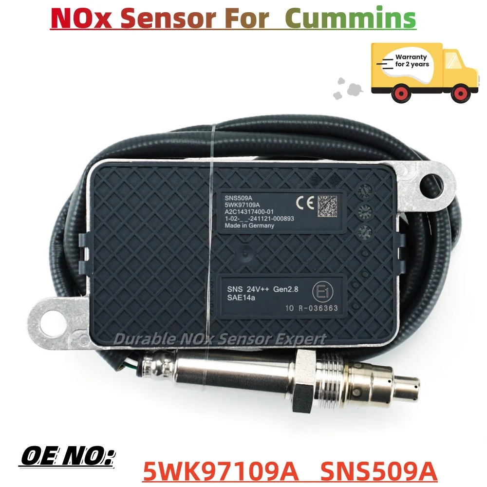 

High quality Brand New 5WK97109A A2C14317400-01 Nitrogen Oxide Sensor For CUMMINS Nox Sensor