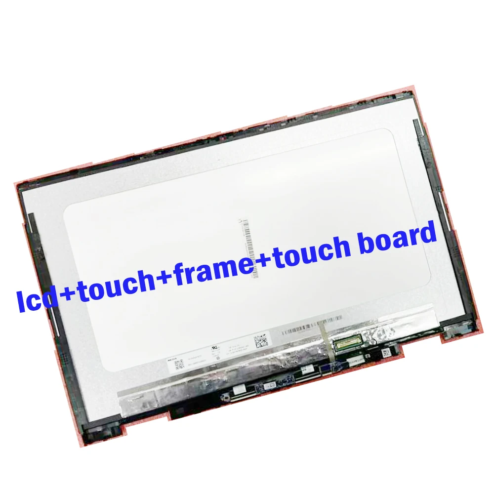 FHD LCD Display Touch Screen digitador Assembly Frame, 15.6 ", Fit para HP Pavilion x360, 15-er0032ng, 15-er0055ng, 15-er0077ng