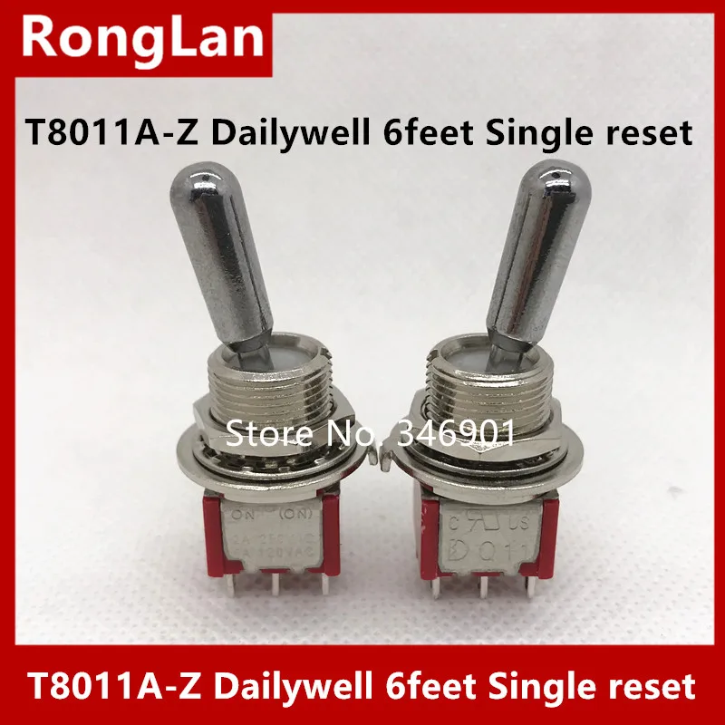 [SA]T8011A-Z trigger reset M12 Dual bulk single toggle switch Taiwan Dailywell dust Single reset--20pcs/lot