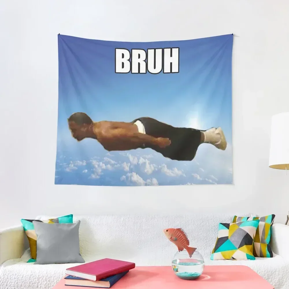 Bruh guy Tapestry Home Decorations Aesthetic Wall Hanging Wall Tapestry