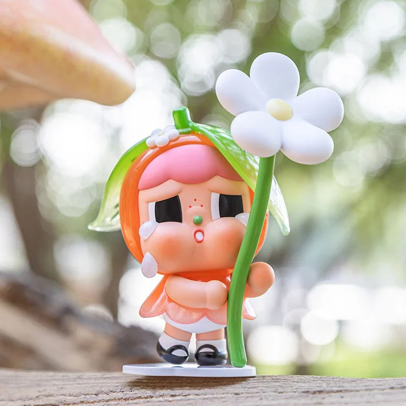 

Original New Orange Crybaby With Daisy Anime Action Figure Cartoon Figurine Home Room Ornament Model Doll Toy Girl Birthday Gift