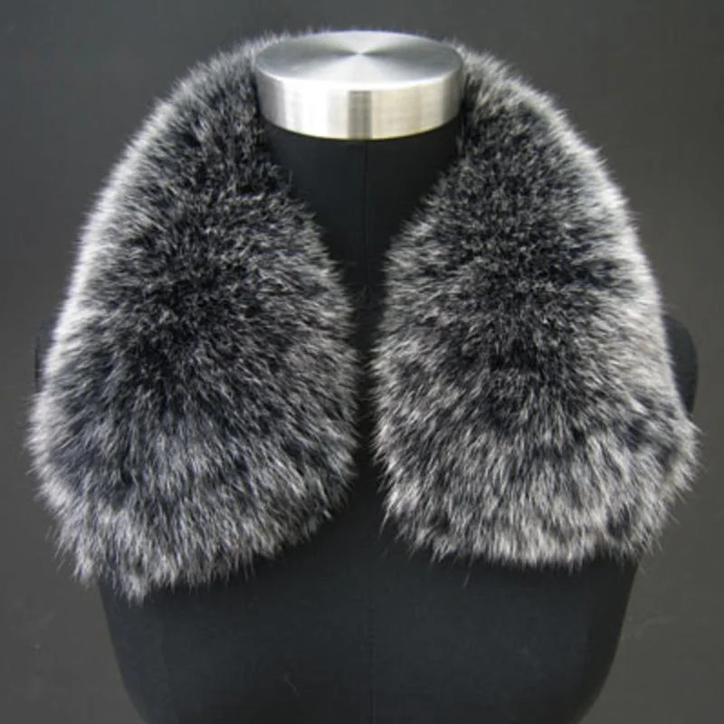 Real Fox Fur Collar Women Winter Keep Warm Natural Fur Collar Detachable Fluffy Soft Casual Fur Hood Trim For Coat Down Jacket