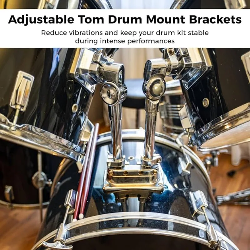 

Holder Bracket Stable Durable Lightweight Stand Mount Strong for Drum Percussion Instrument Iron drum arm clamp replacement part