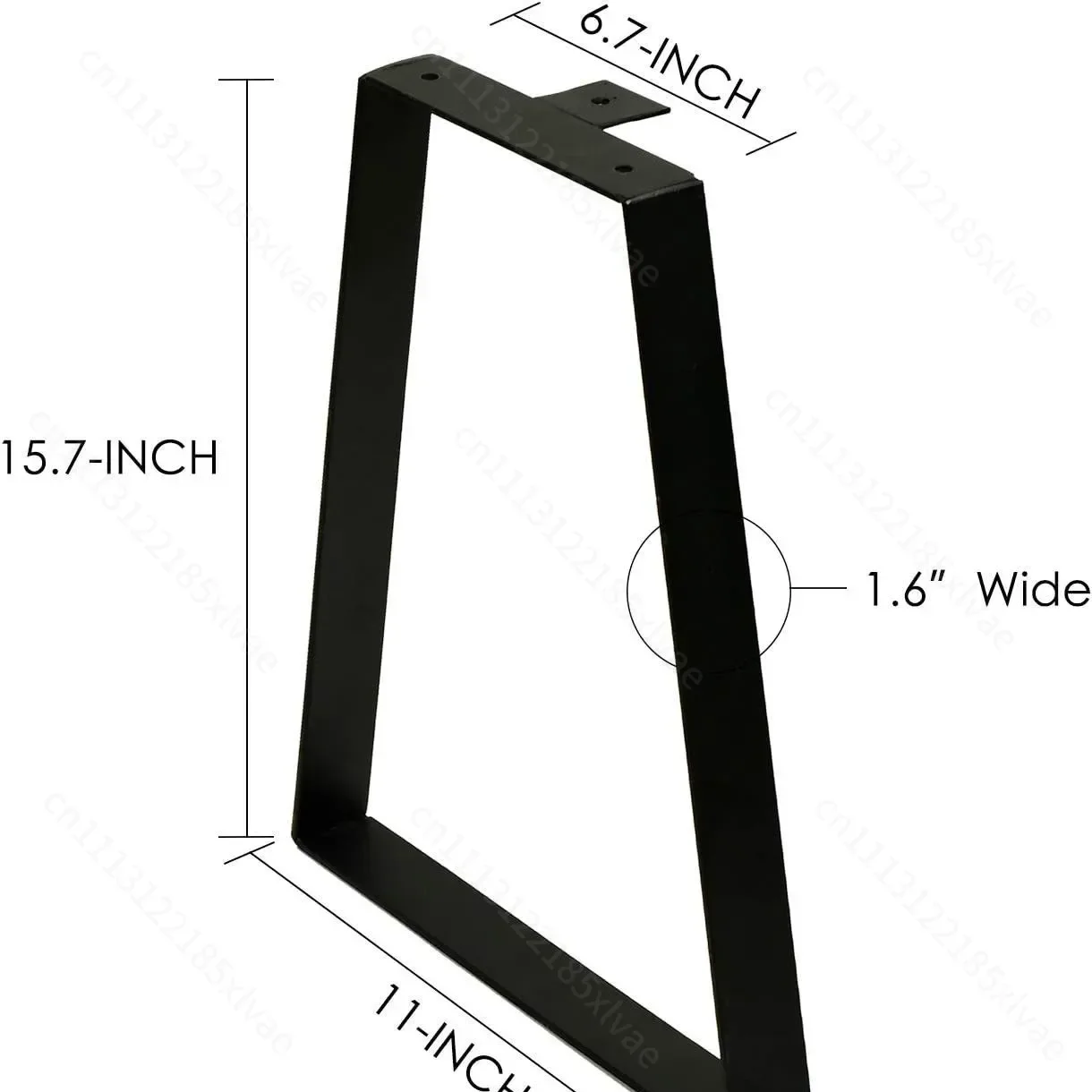 Metal Wrought Iron Support Bracket Furniture Legs Flat Table Feet For Coffee Desk Shoe Stool Home Furniture DIY Hardware Parts