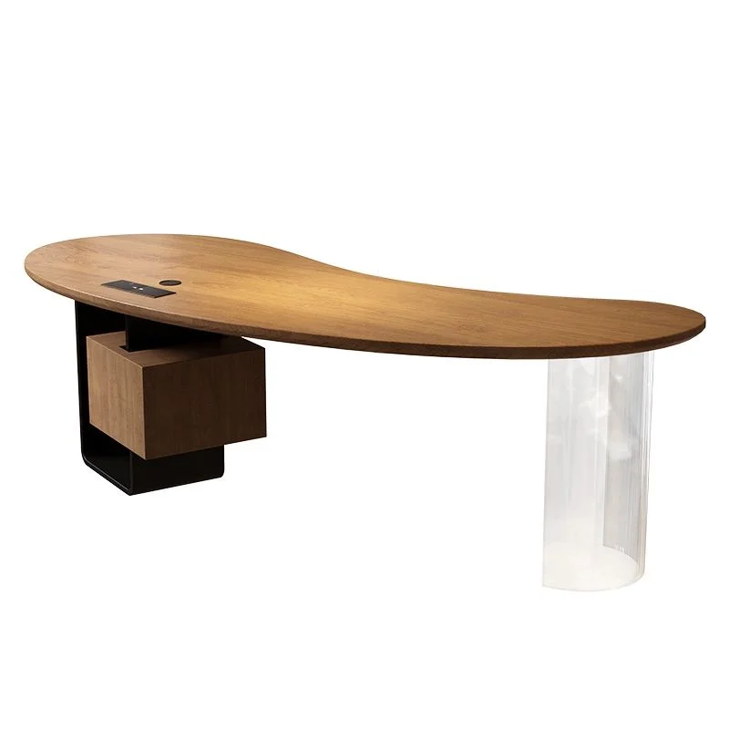 Drawer Minimalist Office Desk Crafts Standing Wooden Computer Office Desk Organizers Storage Commercial Furniture