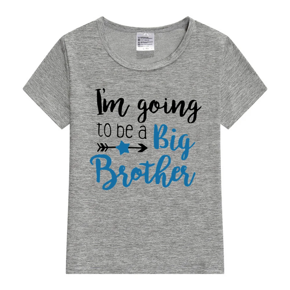 Boys Clothes I\'m Going To Be A Big Brother Birth & Pregnancy Announcement T-Shirt For Boys Baby Son Family Look T-Shirts