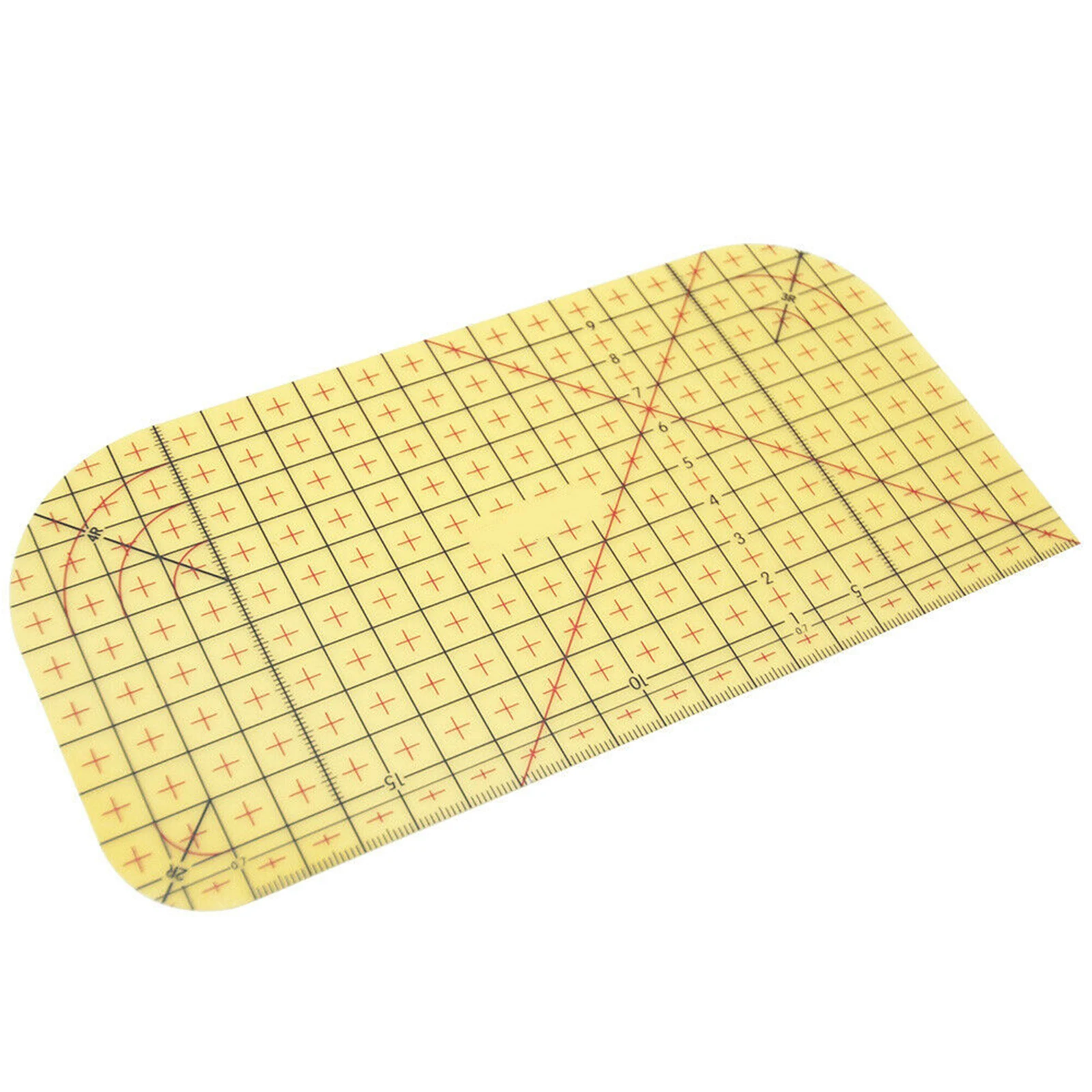 Hot Strijklinialen Hittebestendige DIY Naailiniaal Levert Antislip Ambachtelijke Accessoires voor Druk met Droog Stoomstrijkijzer gereedschap