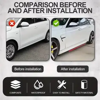 8ks 2,2M univerzální prodloužení bočních prahů, oddělovač rtů, nárazník pro BMW, Mercedes-Benz, Toyota, Volkswagen 10 nejlepší prodej Přední nárazník Toyota Rumion - №7