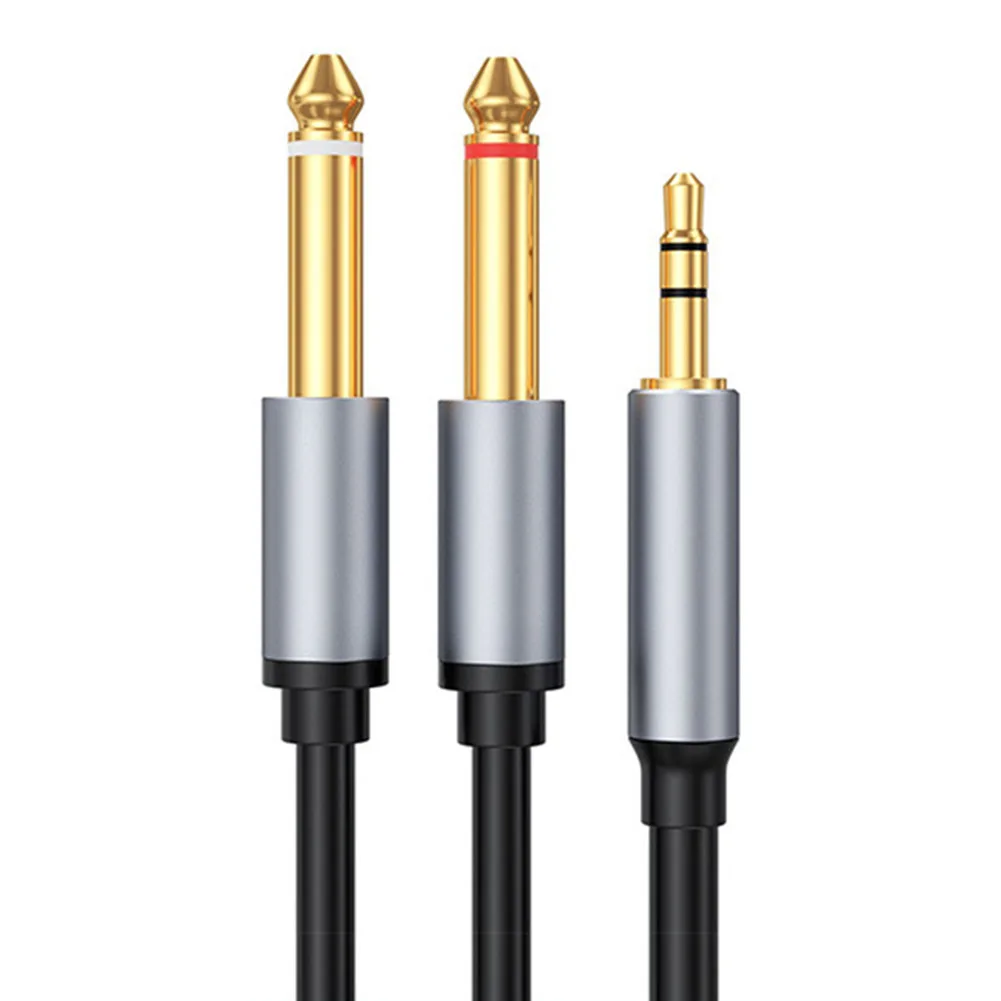 Premium 3.5mm To Audio Cable Double Versatile Aluminum Alloy 6.5mm TRS Cable With Mono 6.5 For Enhanced Audio