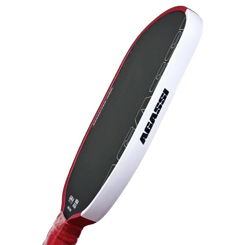 

Agassi Pro IV 14 мм/16 мм Pickleball Paddle GEN 4 TFP Пенопластовый сердечник T700 Ракетки Pickleball из углеродного волокна увеличивают вращение и управление