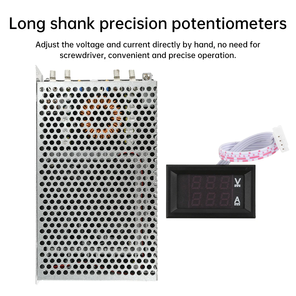 DC-DC Step-down Module 1500W Adjustable Power Supply Module Voltage Regulator DC15V-90V to DC2.5V-72V 1.5-50A BucK Module