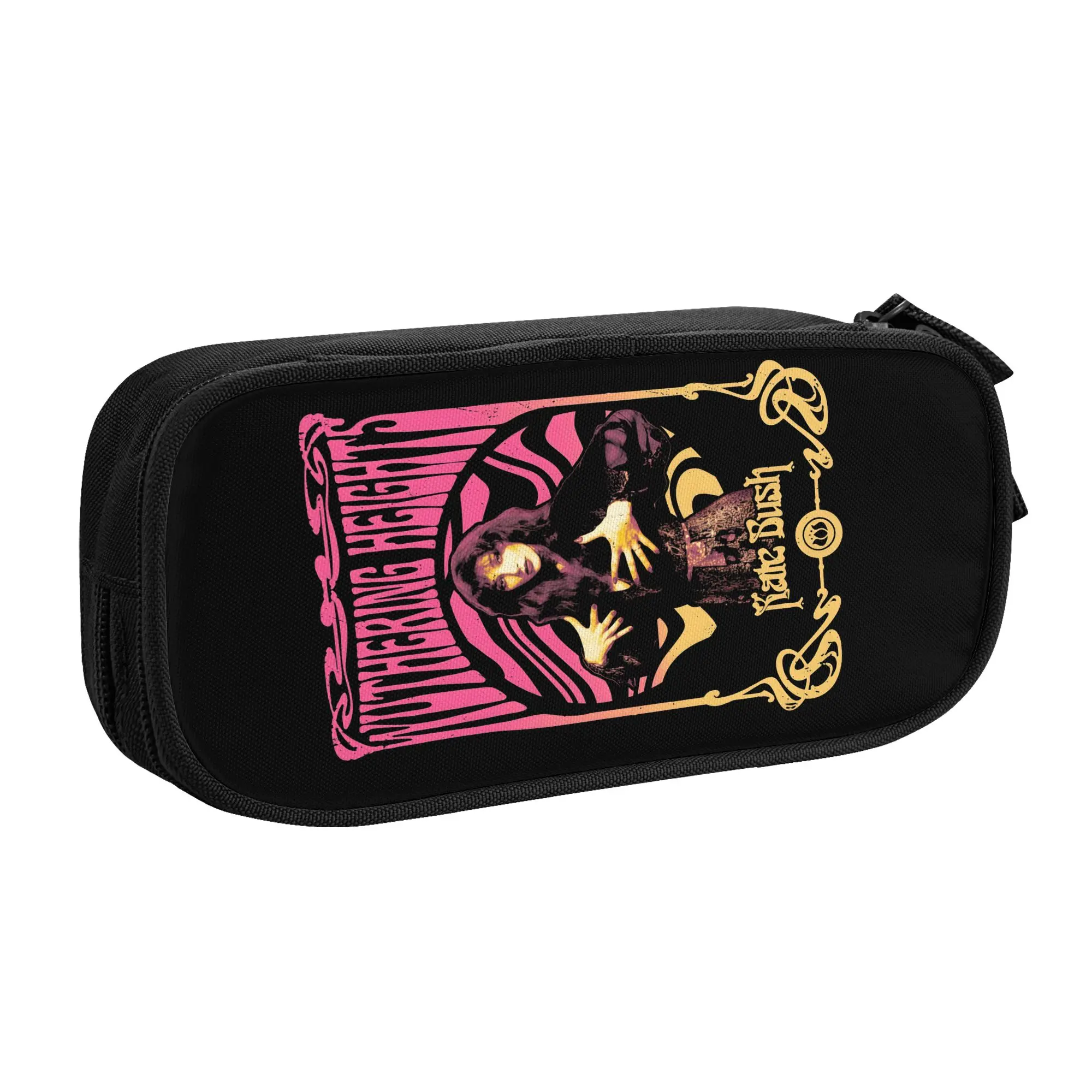 English Singer Kate Bush  Cute Pencil Case Boy Girl Large Capacity Catherine Bush  Pencil Box Students Stationery