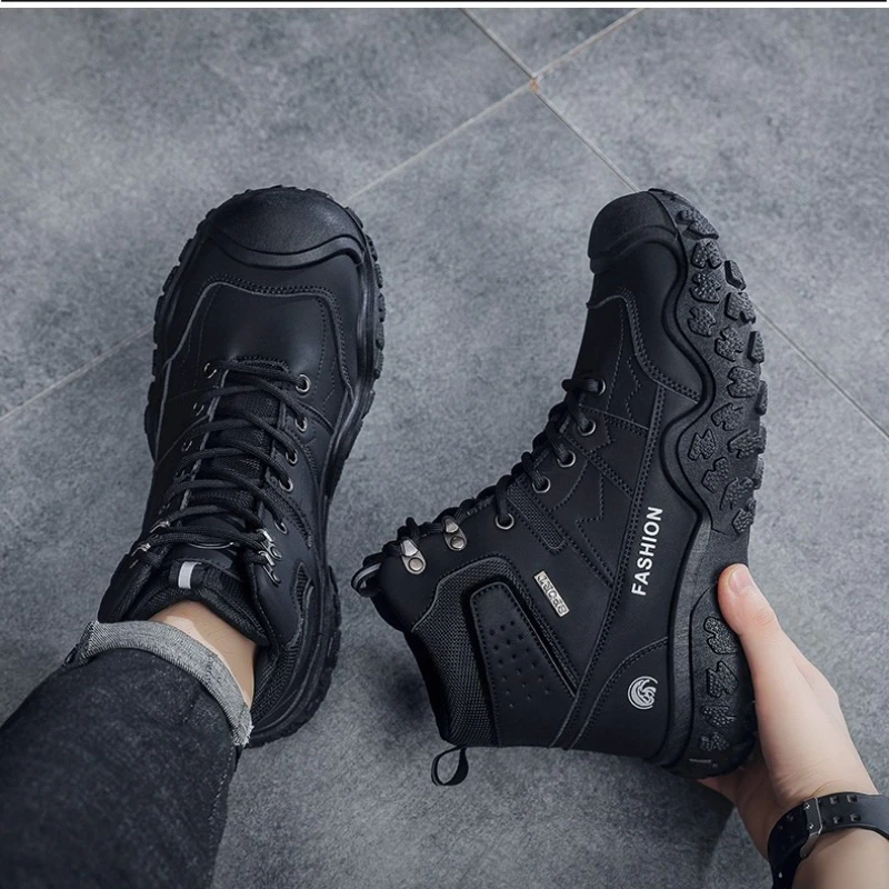 جديد كبير الحجم اللون منعت شقة أعلى منتصف أعلى مقاومة للاهتراء المضادة للانزلاق المهنية عالية الجودة العلامة التجارية أحذية المشي لمسافات طويلة في الهواء الطلق #2