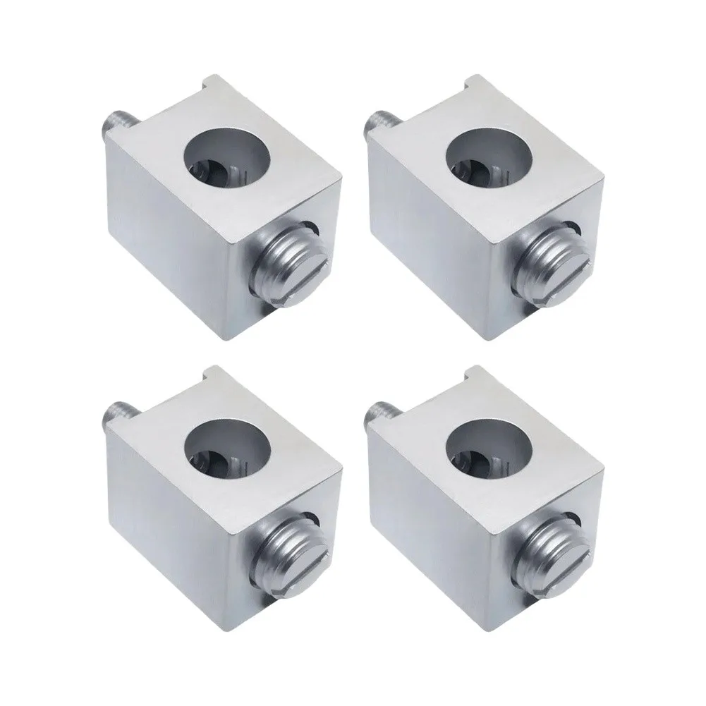 Quick Connect Aluminum Terminal Block Featuring Pressure-Free Nose Straight Screw for Fast and Repeatable Connections