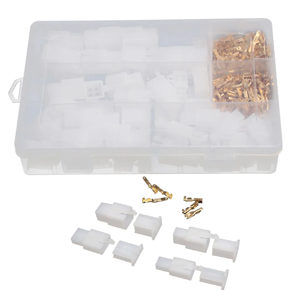 380Pcs Electrical Terminal Wire Connector Kit for Vehicle Internal Wiring Auto Crimping Connectors Car Motorcycle Truck Bike