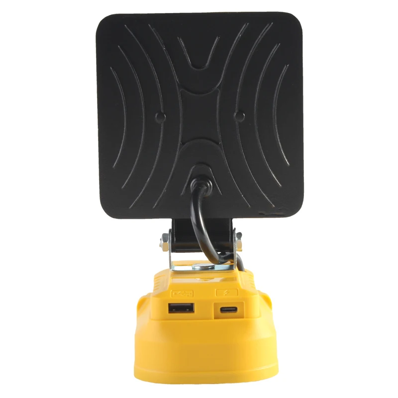 

Cordless LED Light for Dewalt 18V Li-ion Battery Emergency Outdoor Flashlight with USB&Type-C Charging Port Flood Lights 4 Inch