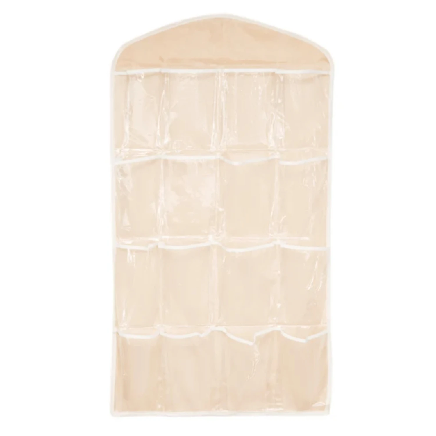 

16 Pockets Clear Hanging Bag Socks Bra Underwear Rack Hanger Organizer Underwear bag Bathroom Living Room