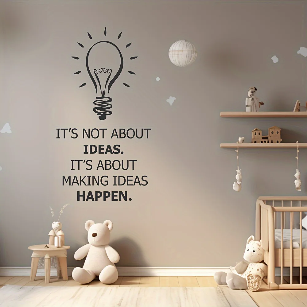 

Inspirational Office Wall sticker, Suitable For Bedrooms And Living rooms, Detachable Waterproof And self-adhesive