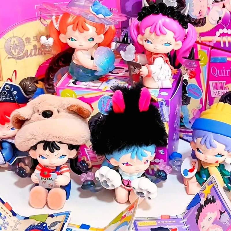 

Genuine DODOSUGAR MEMESOO Girls Quirky Diary Trendy Toys Figure Blind Box Desk Ornament Gift