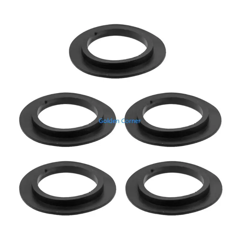 

E15D 5pcs Rubber Seals Flexible Seals for Kitchen Sink Drain Prevents Water Leakage