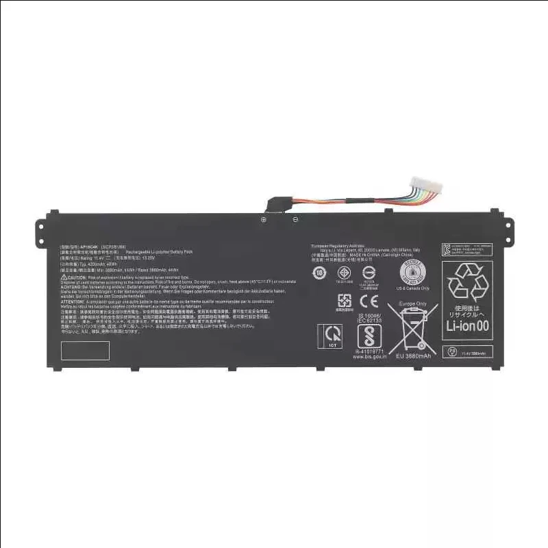 

Laptop Battery KT00304012 AP18C8K AP18C4K For Aspire 5 A515-43-R057 R4MG R6F6 R6WW A515-44 R7NU R5UZ Series 11.25V/50.29WH
