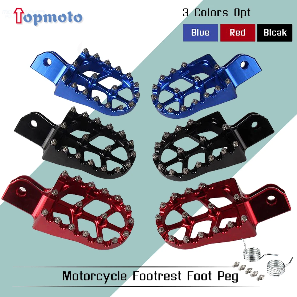 Motorcycle Footpegs Pedal Footrest For Honda CRF150F 230F 2003-2020 Motorcross motobike Streetbike Dirt Pit Bike Off Road Scooer