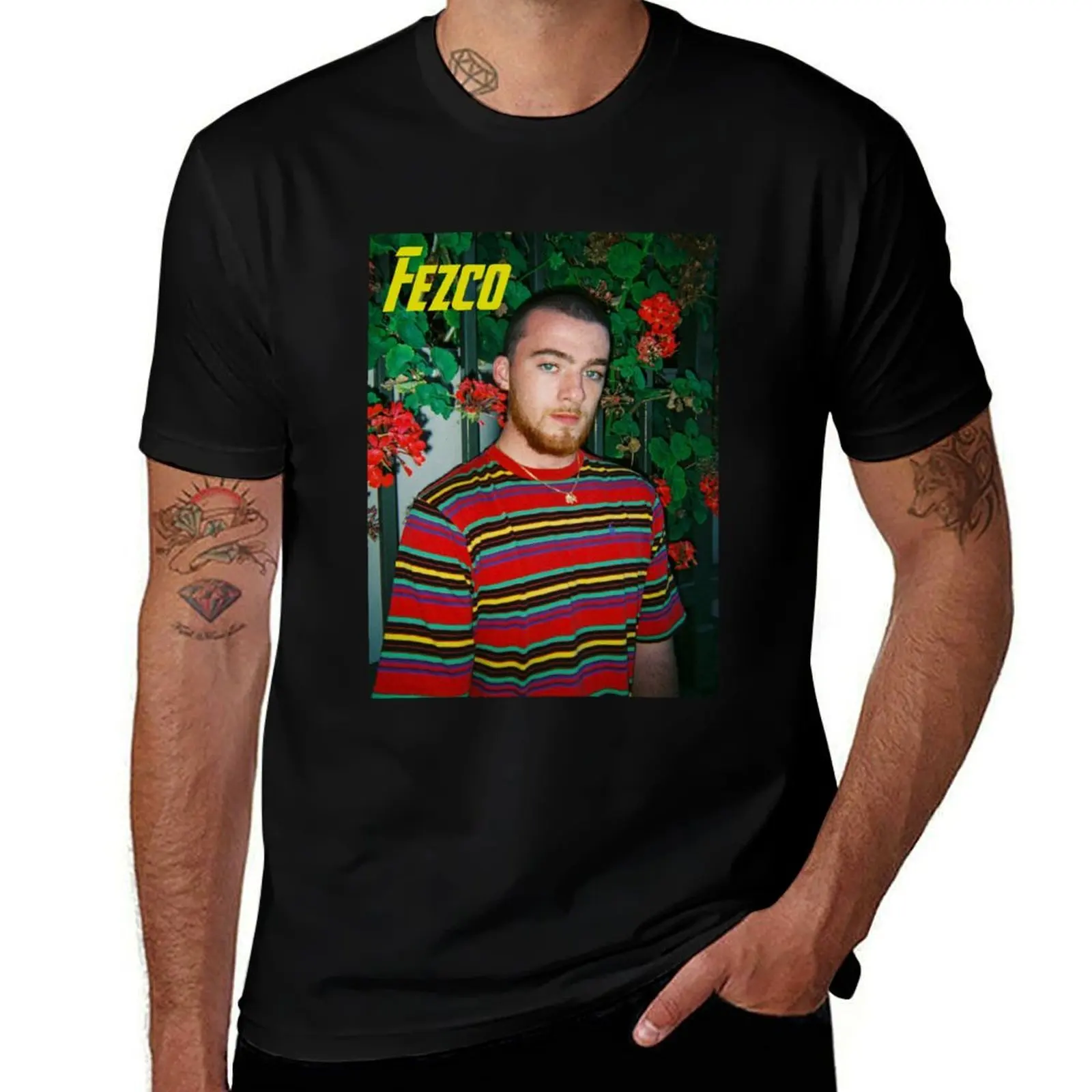 Fezco of euphoria T-shirt à manches courtes pour le sport, coupe athlétique