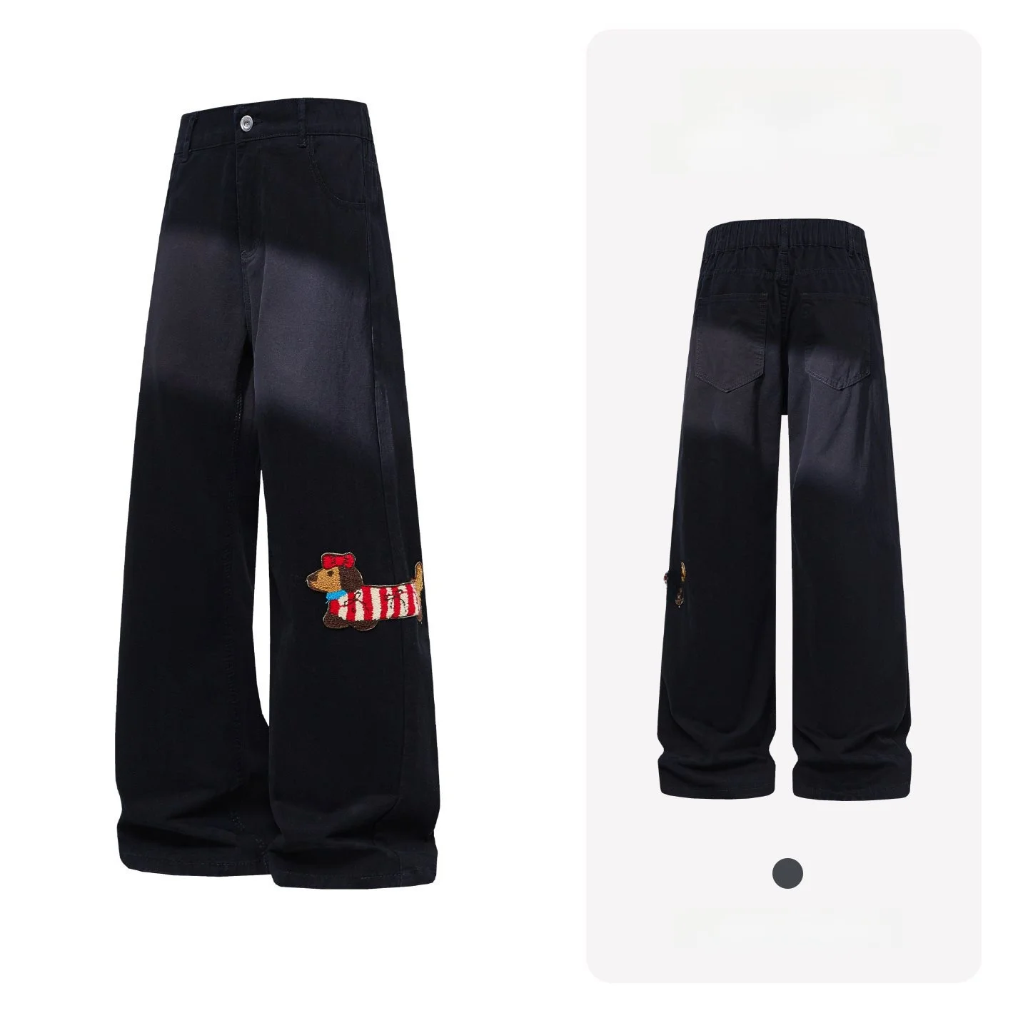 

Мужские джинсы Cleanfit в американском уличном стиле, индивидуальный дизайн, средняя посадка, прямой крой, свободный крой, подходят для подростков