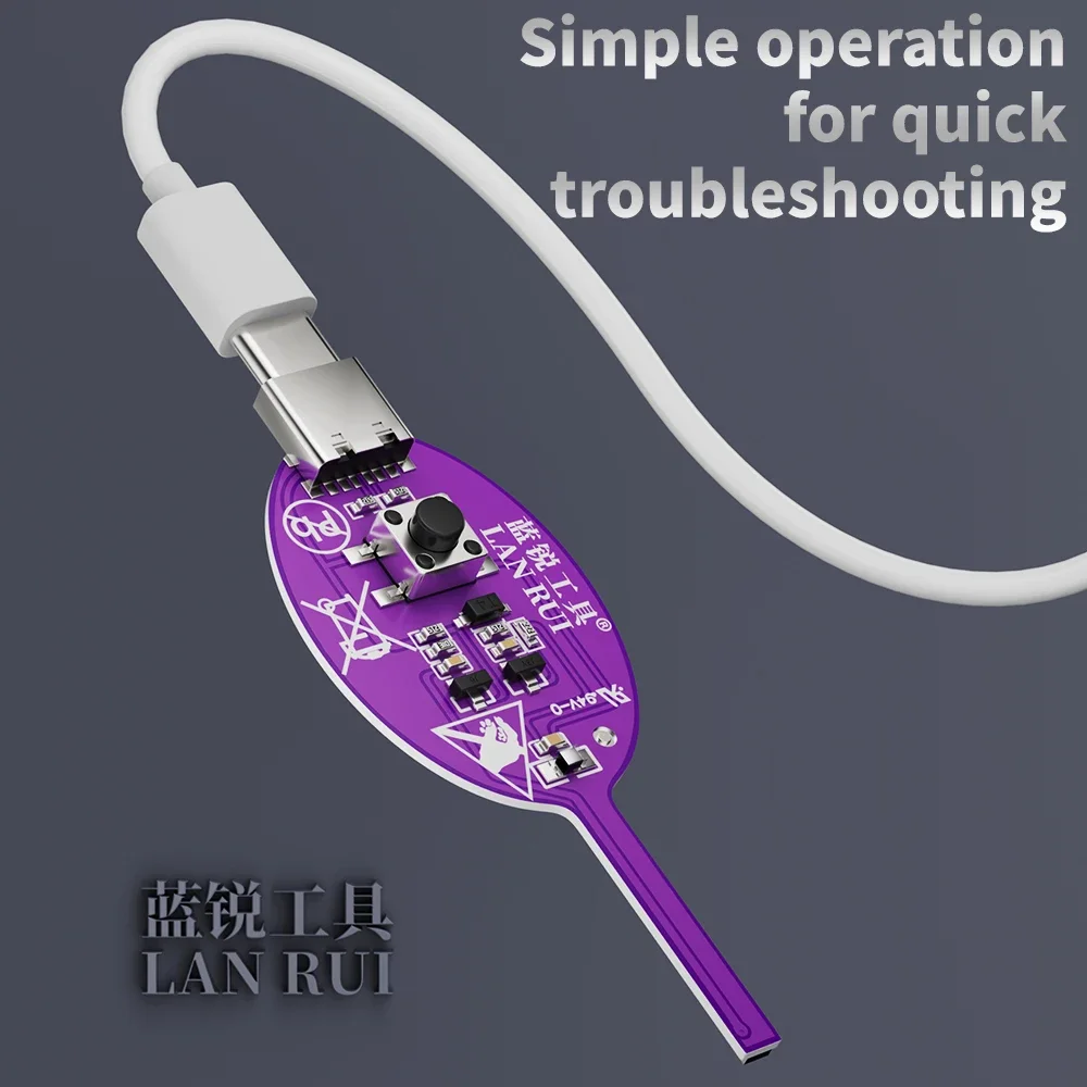 

Тестер катушек Lanrui K7S, детектор индуктивности материнской платы, новый прямой источник питания типа C, ремонт электромагнитной индукции для ПК и телефона