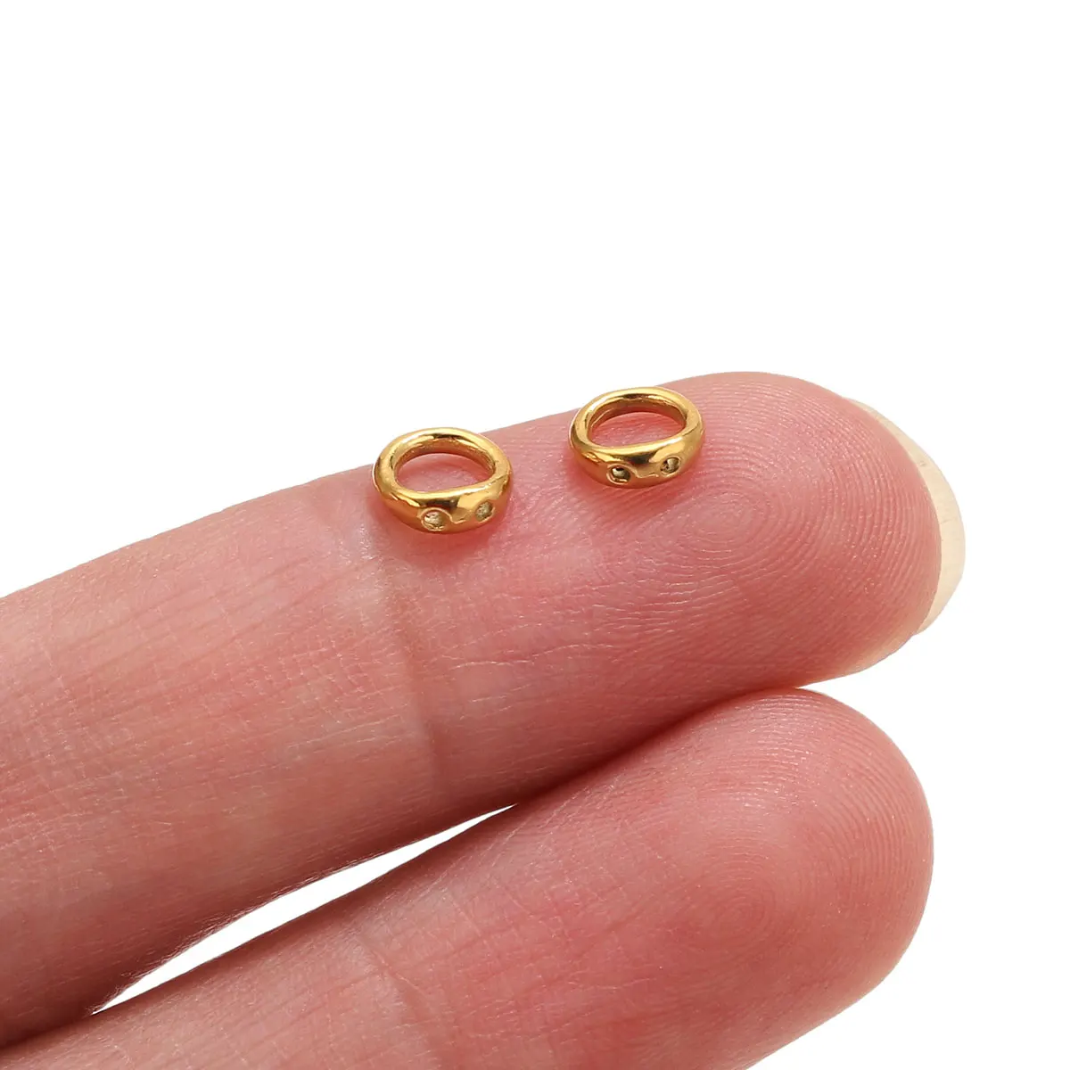 20pcs Stainless Steel Clasps End Connectors Hooks for Beading Supplies DIY Pearl Bracelet Necklace Jewelry Making Accessories view 3