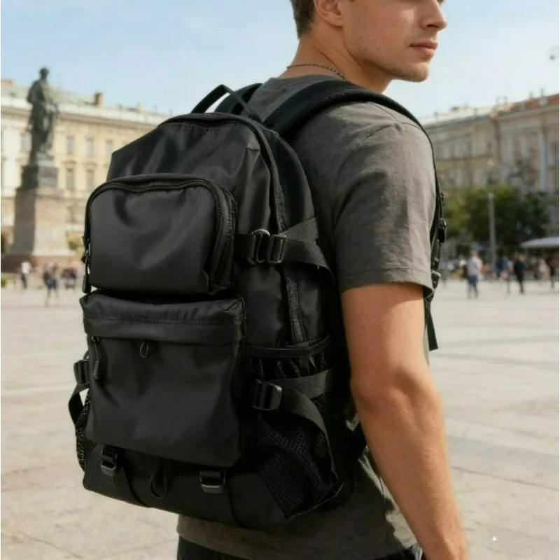 

2026 Light Weight Casual Laptop Backpack for Men Large Space Waterproof Travel Daypack Women Teenage School Book Bag Bagpack
