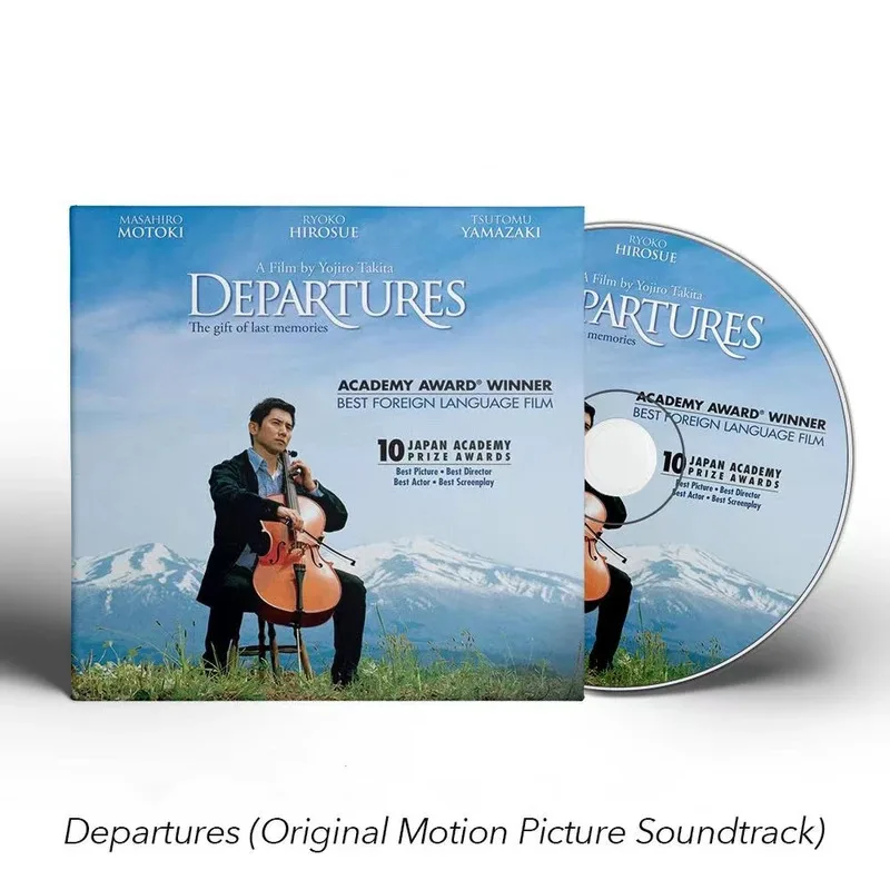 Классические киноотвор Джо Хисаиши Музыкальный компакт-диск Okuribito OST Альбом Компактный диск Косплей Walkman Car Soundtracks Коллекция коробок Классические киноотвор Джо Хисаиши Музыкальный компакт-диск Okuribito OST Альбом Компактный диск Косплей Walkman Car Soundtracks Коллекция коробок