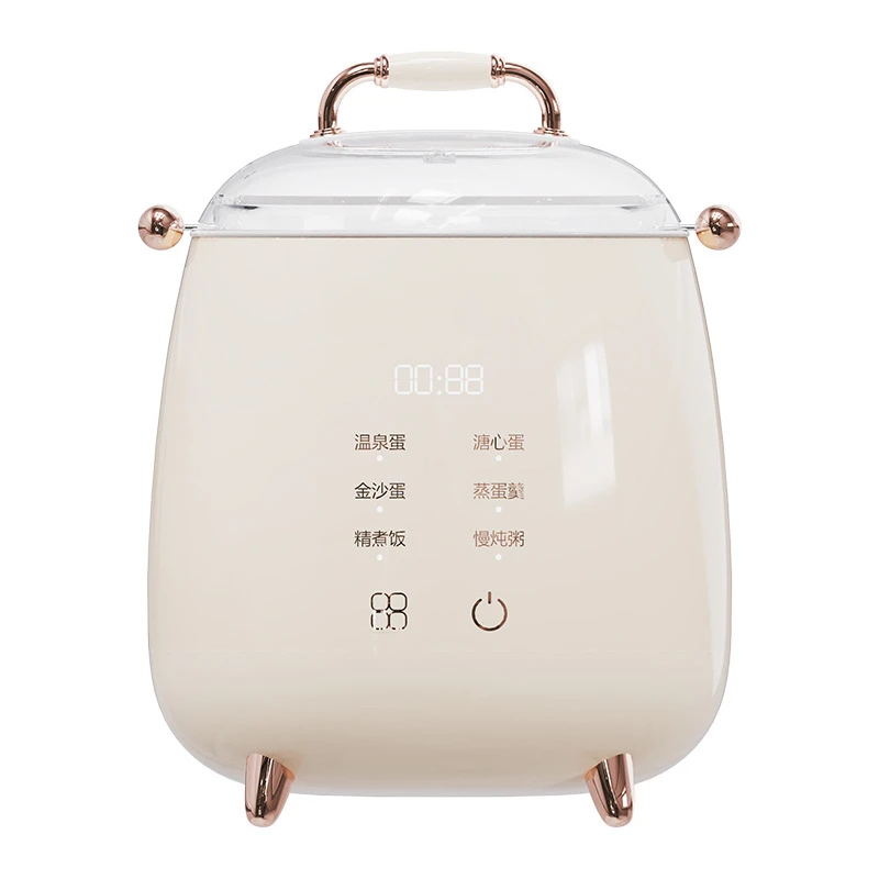 

Egg Poacher Small Household Egg Steamer Multi-function Automatic Power Off Breakfast Machine Egg Poacher Porridge