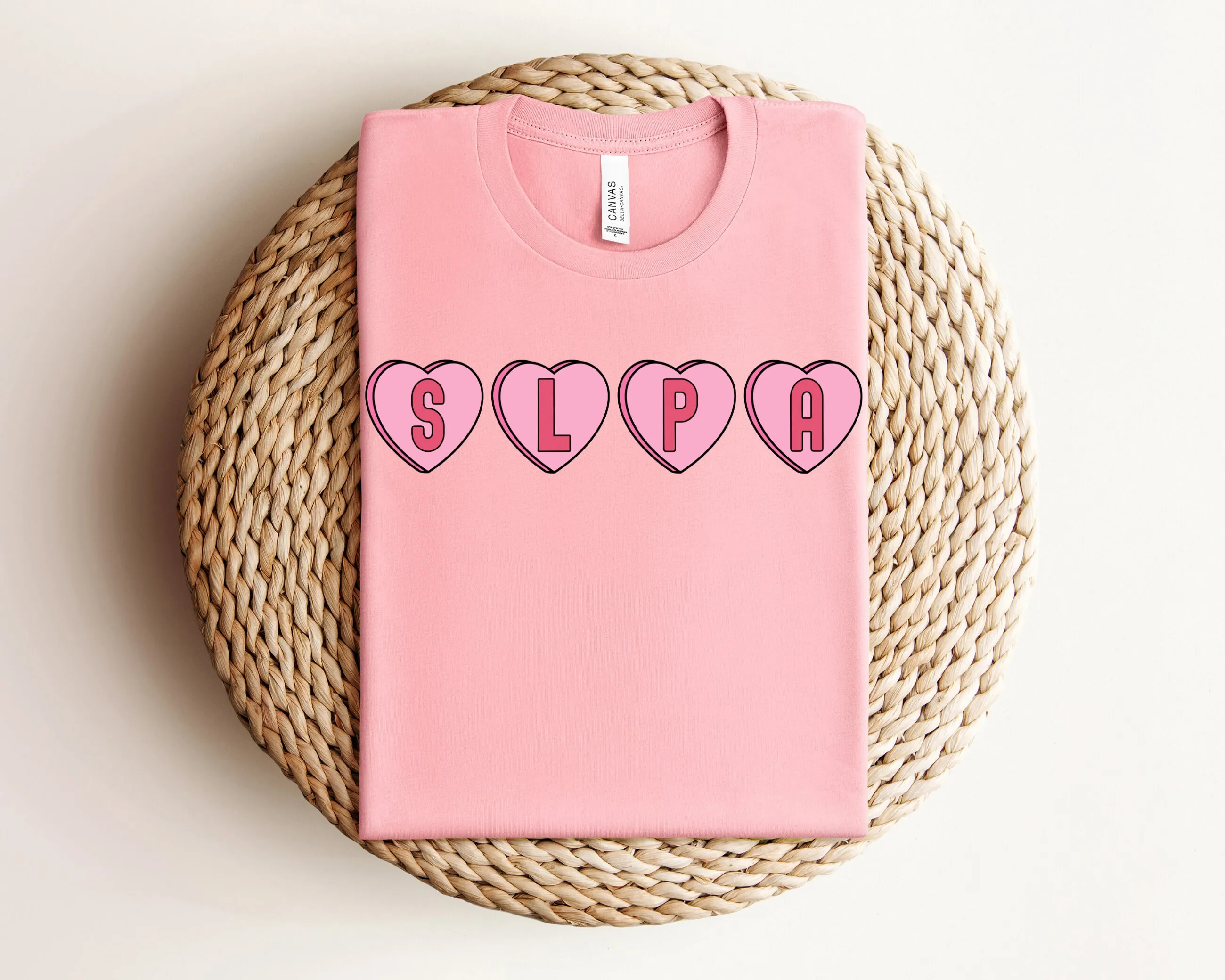 

SLPA Valentines Day T Shirt Speech Therapy Language Pathology