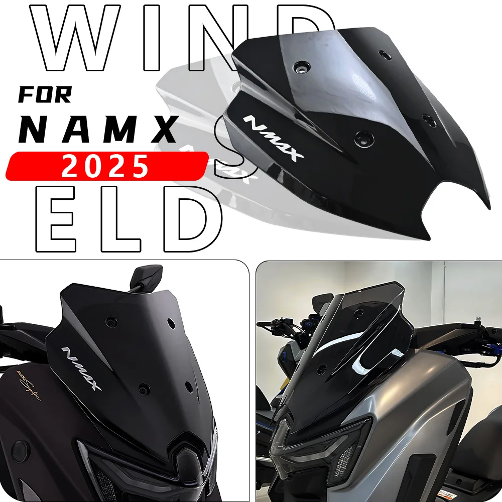 

MTKRACING for YAMAHA NMAX 2025 Motorcycle Accessories Windshield Shield Deflector Guard ﻿