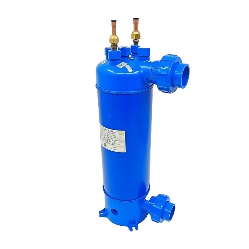 For MHTA-15 High Capacity Titanium Tube PVC Shell Heat Exchanger for Seawater Applications