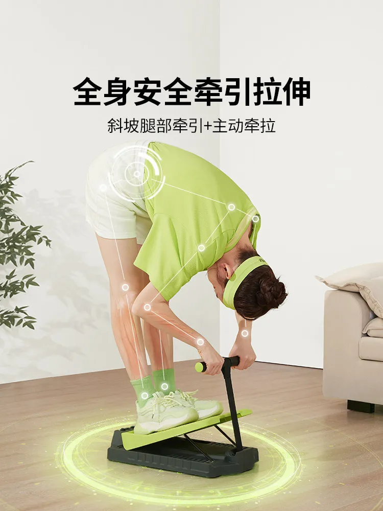 Auxiliares para alongamento de panturrilha com pedal de placa de tensão