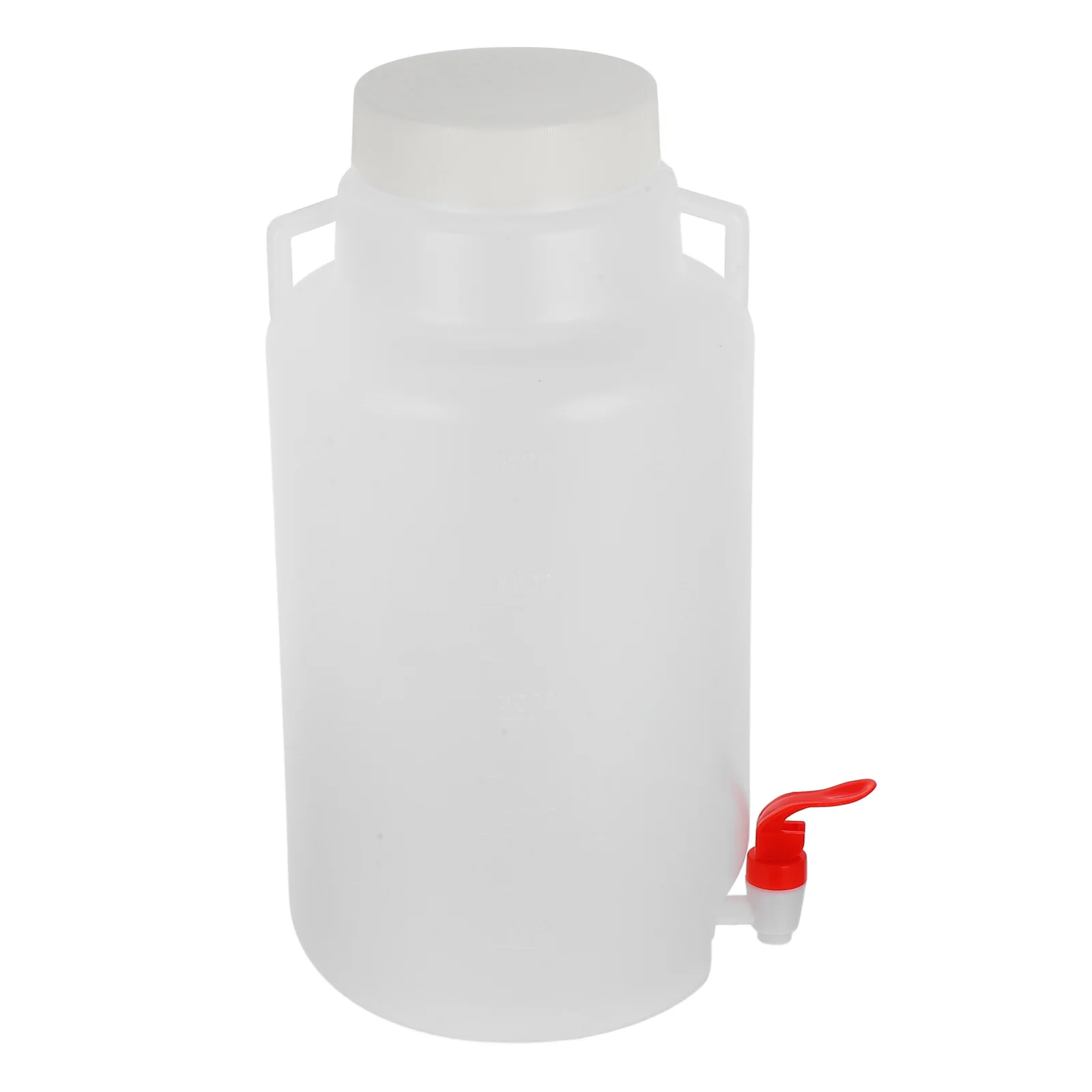 

Plastic Dispensing Bottle 5L Laboratory Reagent Spigot Container Lightweight Portable Leakproof Cap Storage Jug Water Quality