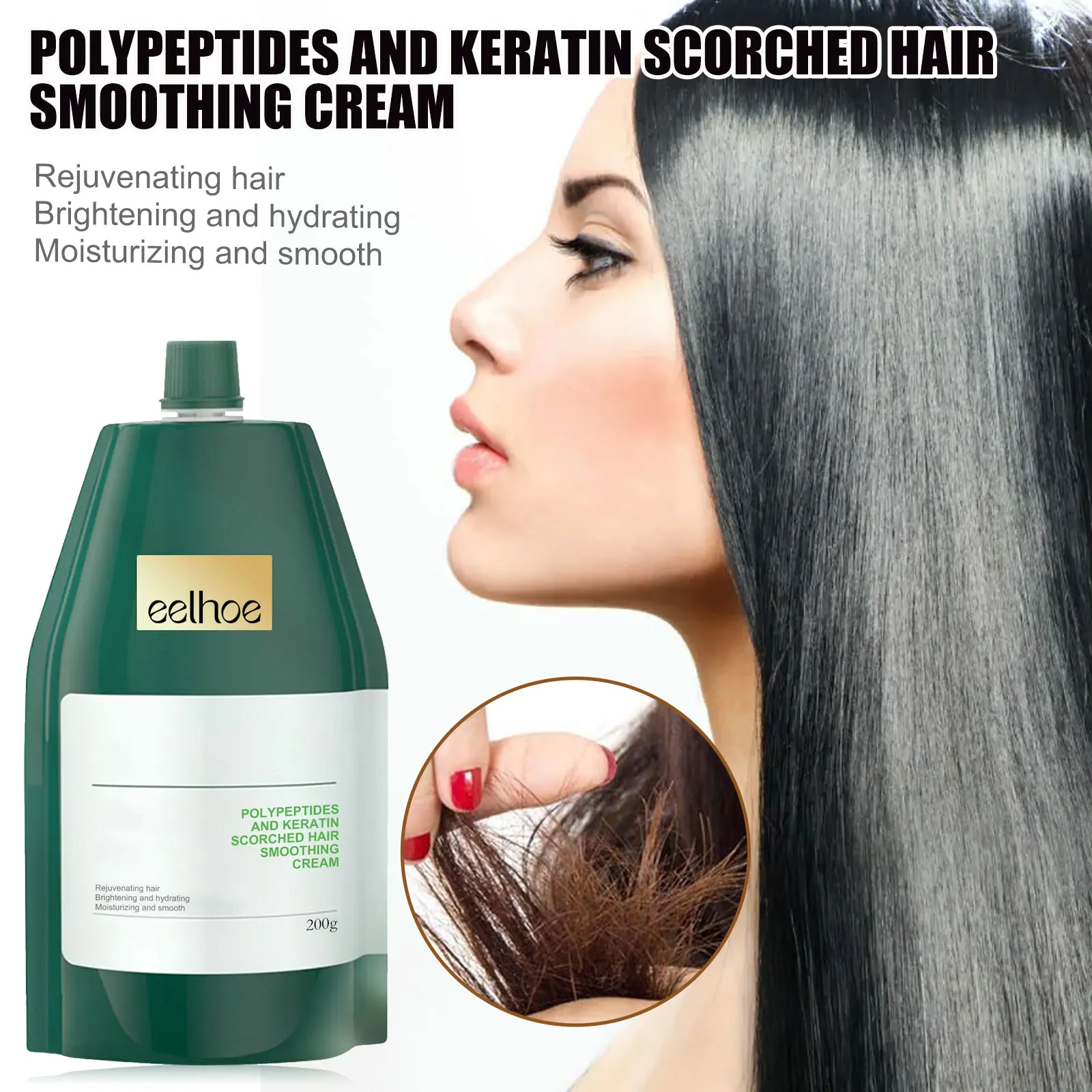 

Кератиновый крем для волос: быстрое разглаживание, уменьшение пушистости, восстановление секущихся кончиков, увлажнение сухой поврежденной кожи головы, восстанавливающий уход за волосами