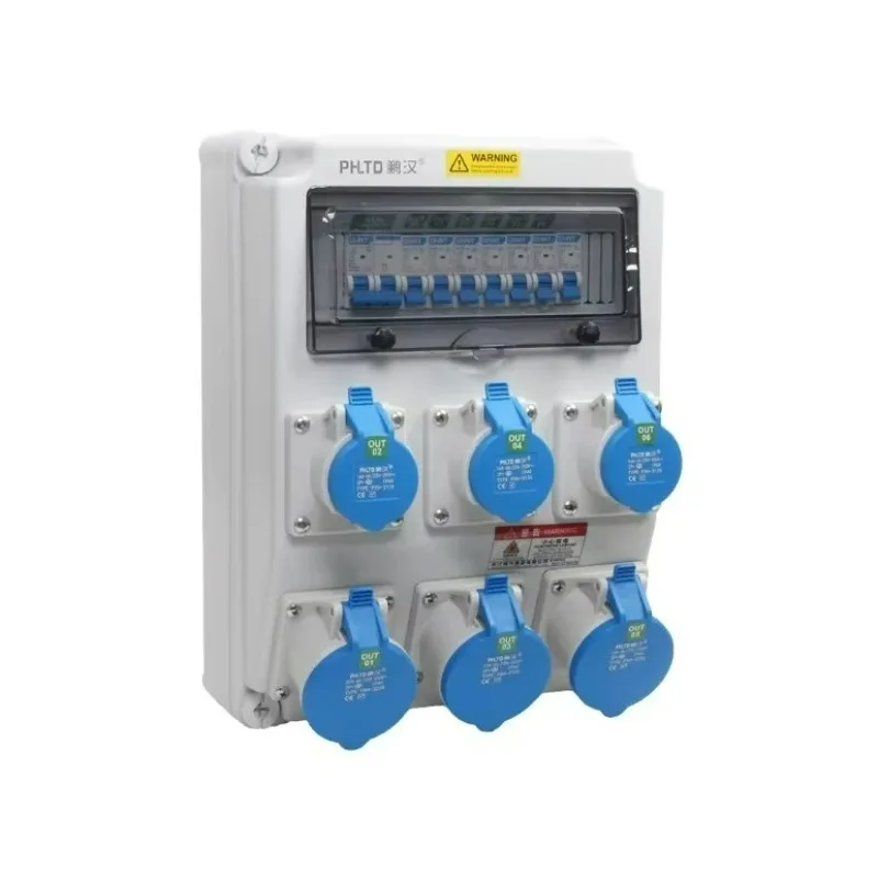 Industrial Waterproof and Dustproof Splicing Socket Distribution Box Indoor and Outdoor Special Control Distribution Box