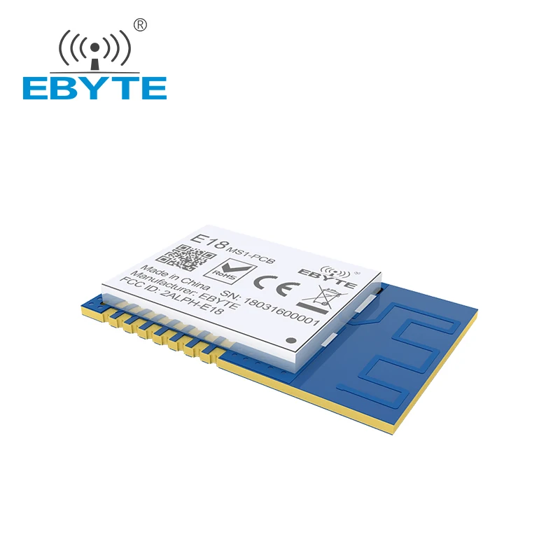 CC2530 Zigbee 2.4GHz Wireless Transmitter Receiver Zigbee Module 4 dBm EBYTE E18-MS1-PCB For Smart Home PCB Antenna Long Range