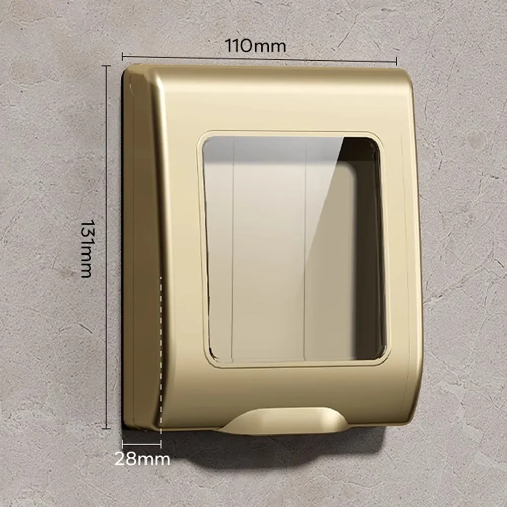 

86 Type Switch Protective Cover Transparent Self-Adhesive Electric Plug Cover Splash-Proof Waterproof Socket Protector for Home