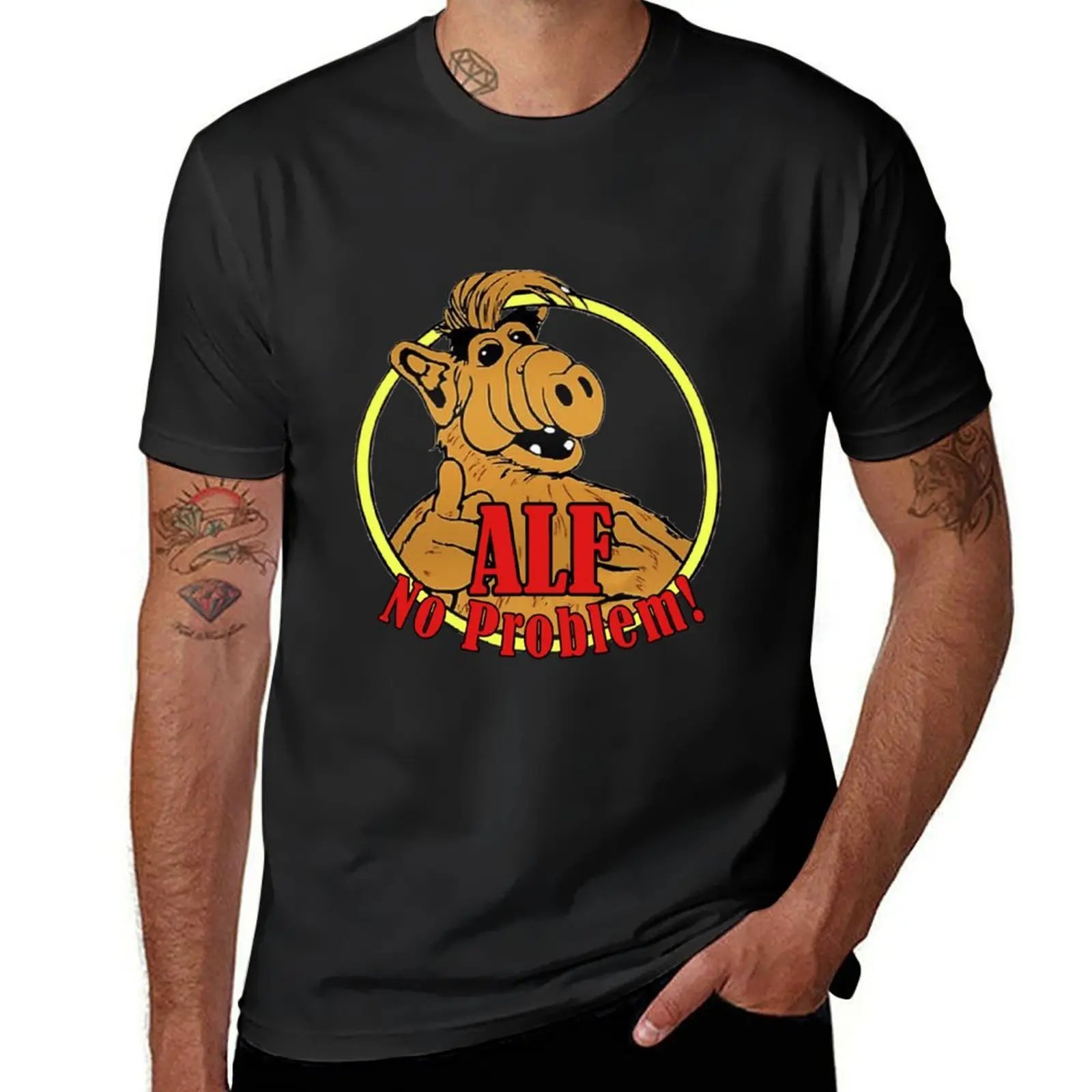 Alf - Gordon Shumway - TV Sitcoms T-Shirt tees cute tops mens t shirt