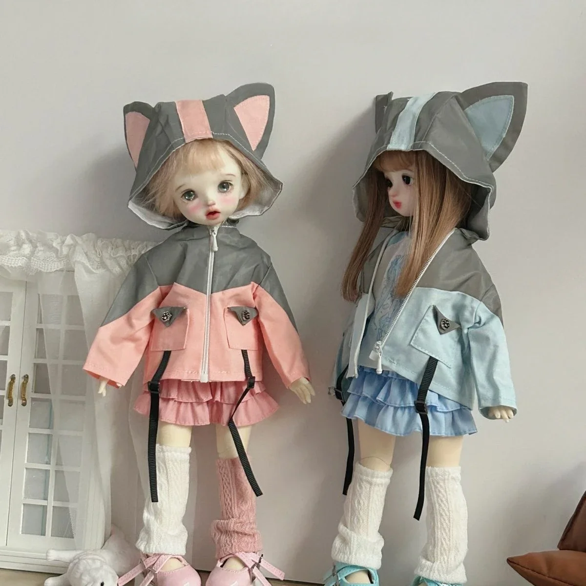 1/6 Puppenkleidung, lässiger Mantel für 30 cm dicke Bjd-Puppenjacke, DIY-Mädchenspielzeug, Anzieh-Spielhaus, modisches Puppenzubehör, keine Puppe