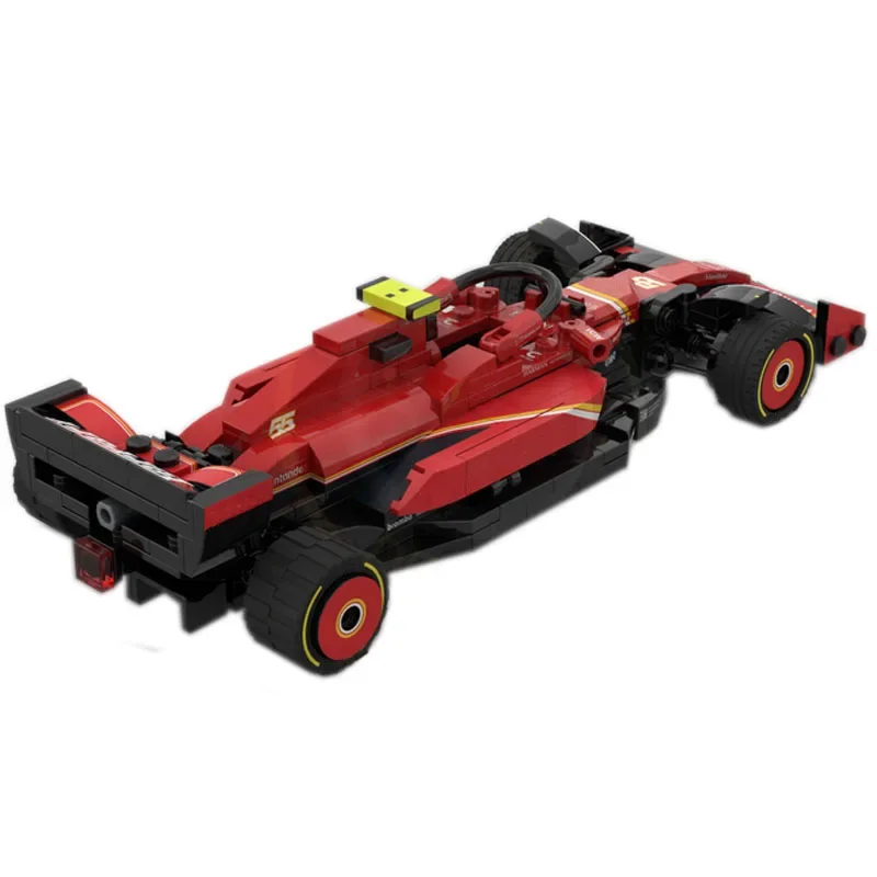 New Technical MOC-176586 SuperSF-24 Team Stake SuperRace Car Model Buiding Kit Creators Block Bricks Kid Toys Birthday Gifts