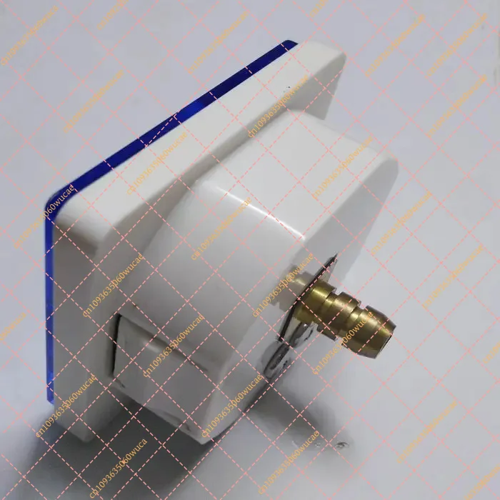 Square Medical Vacuum Gauge for Yuwell Aspirator 7C 7A-23B 7A-23D 7E-A, Negative Pressure Meter Replacement