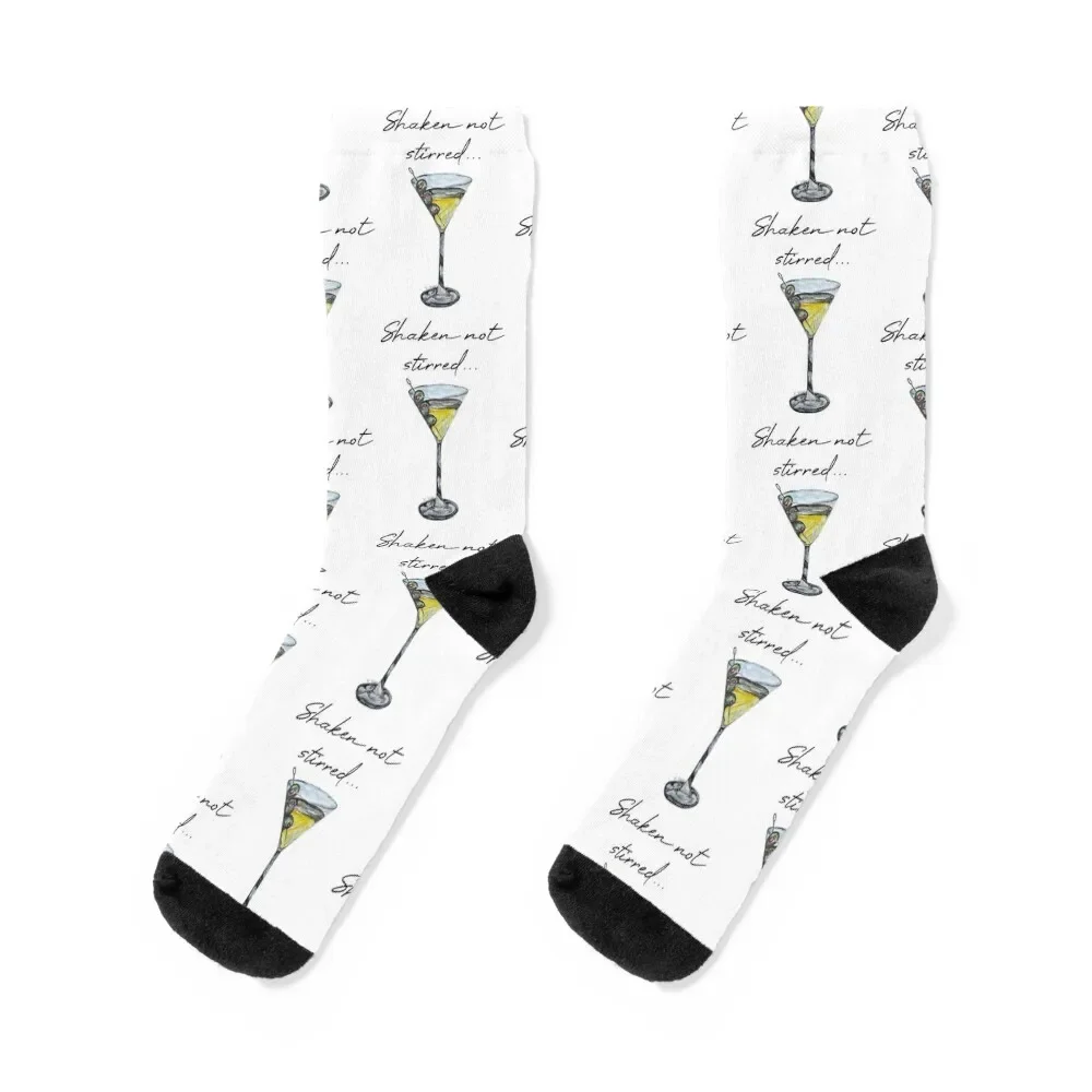 

Shaken Martini Socks new in's Rugby sport with print Socks Female Men's