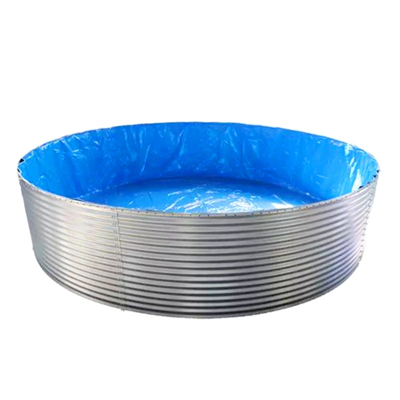 Multi Purpose Corrugated Galvanized Steel Plate Circular Water Storage Customized Product No Fixed Sizes Custom Size Customized